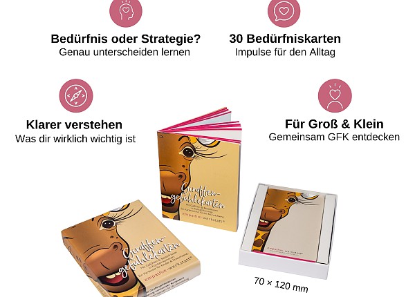 Giraffengefühlekarten-Set