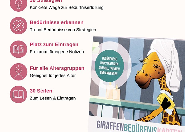 Giraffenbedürfniskarten-Set