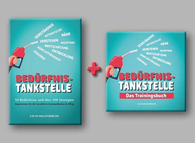 Bundle: Buch «Bedürfnis-Tankstelle» + Trainingsbuch