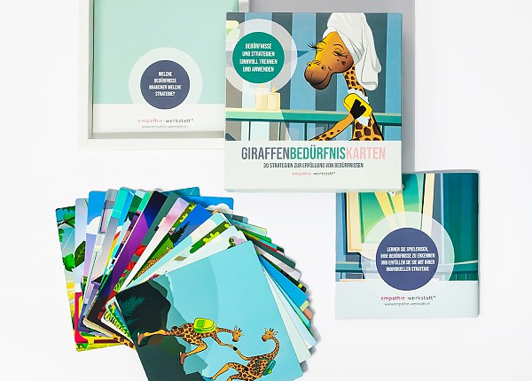 Giraffenbedürfniskarten-Set