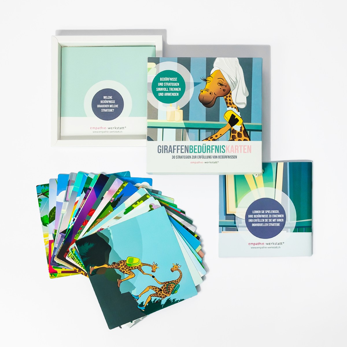 Giraffenbedürfniskarten-Set