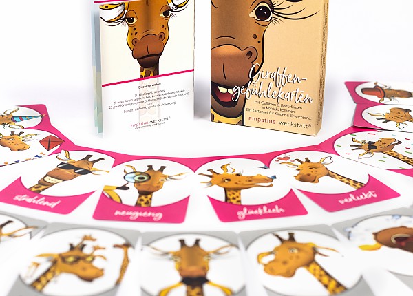 Giraffengefühlekarten-Set