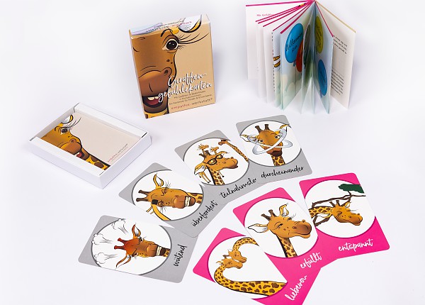 Giraffengefühlekarten-Set