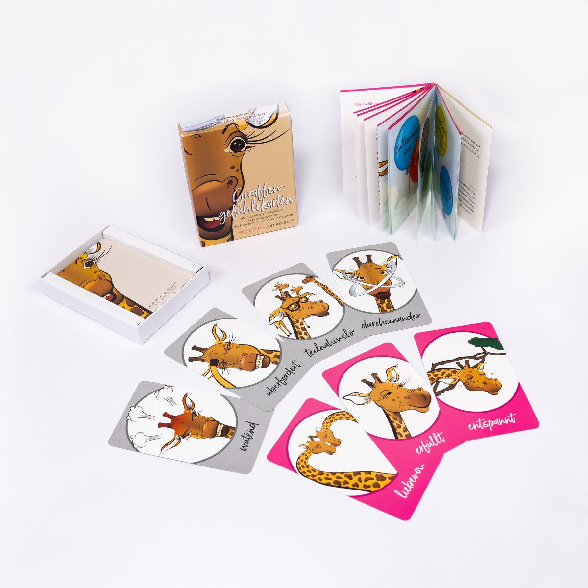 Giraffengefühlekarten-Set