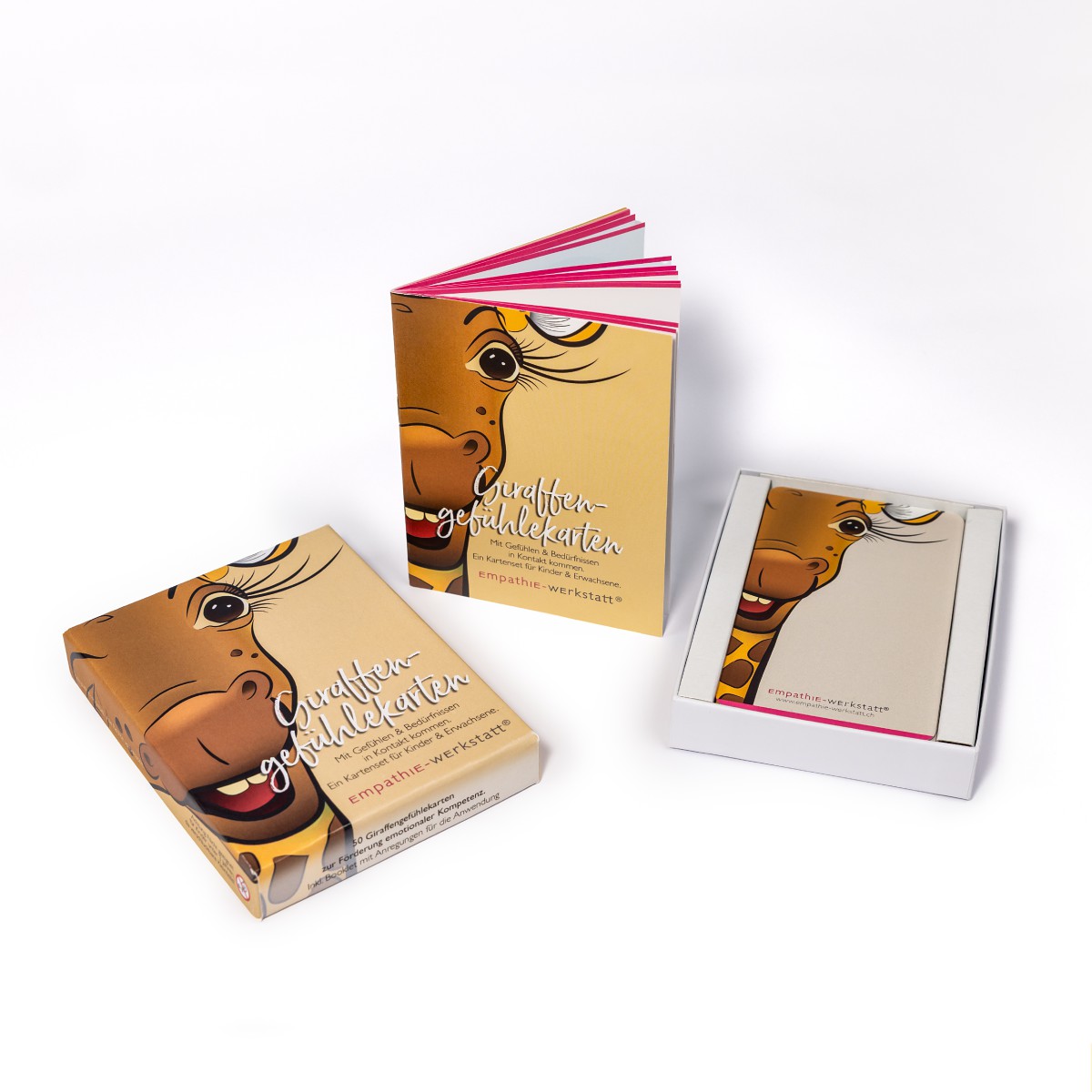 Giraffengefühlekarten-Set
