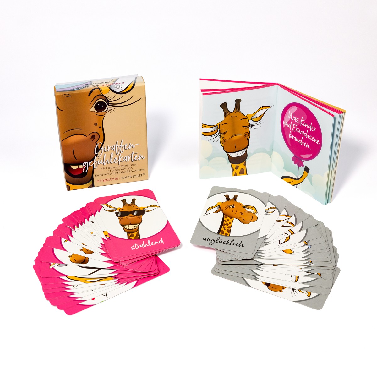 Giraffengefühlekarten-Set