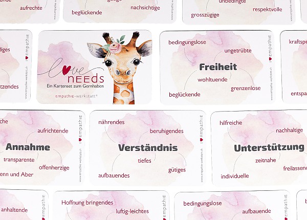 Love Needs – Ein Kartenset zum Gernhaben
