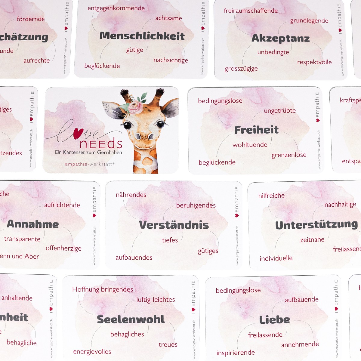 Love Needs – Ein Kartenset zum Gernhaben