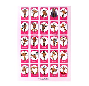 Giraffen-Samba-Poster