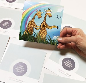 Giraffenbedürfniskarten-Set