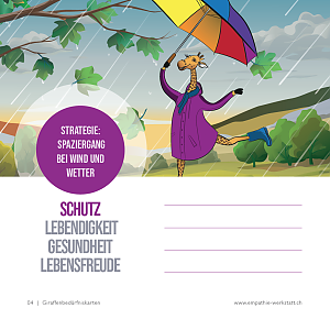 Giraffenbedürfniskarten-Set