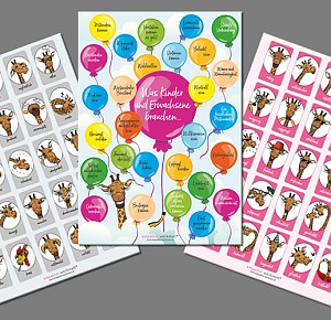 Giraffen-Poster-Bundle
