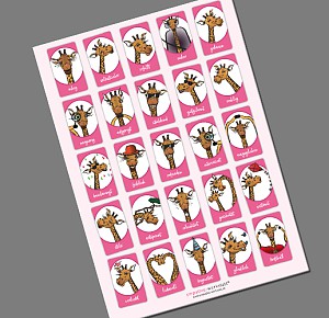 Giraffen-Samba-Poster