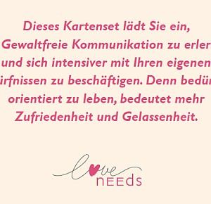 Love Needs – Ein Kartenset zum Gernhaben