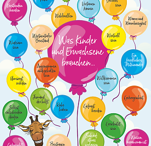 Giraffen-Bedürfniswelt-Poster