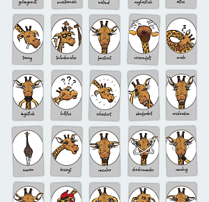 Giraffen-Poster-Bundle