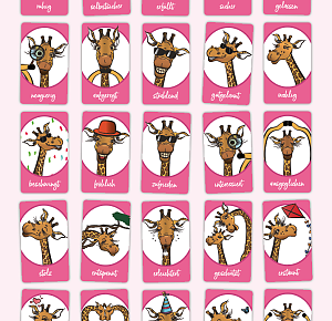 Giraffen-Samba-Poster