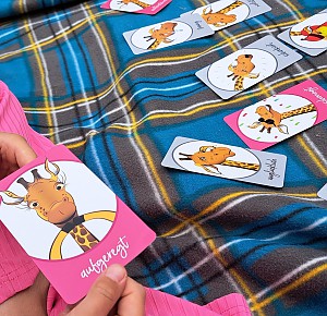 Giraffengefühlekarten-Set