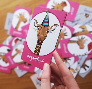 Giraffengefühlekarten-Set