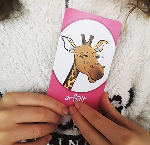 Giraffengefühlekarten-Set