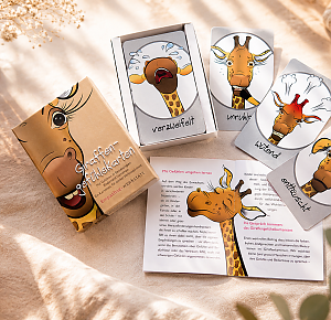 Giraffengefühlekarten-Set